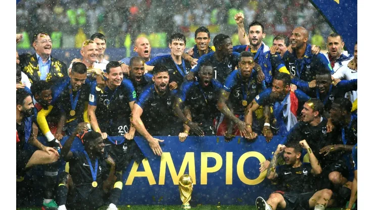 France players at the 2018 FIFA World Cup Final