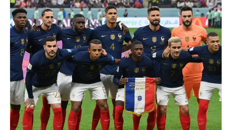 France players at World Cup 2022