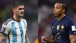 Rodrigo de Paul (left / Argentina), Jules Kounde (right / France) - Qatar 2022