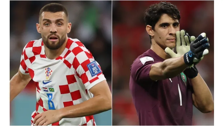 Mateo Kovacic of Croatia and Yassine Bounou of Morocco