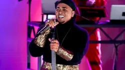Ozuna performs during the Qatar Fashion United by CR Runway show at Stadium 974 on December 16, 2022 in Doha, Qatar.