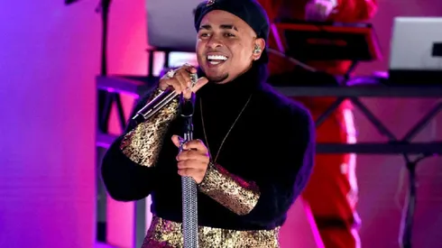 Ozuna performs during the Qatar Fashion United by CR Runway show at Stadium 974 on December 16, 2022 in Doha, Qatar.