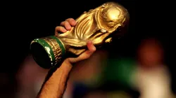 The World Cup trophy