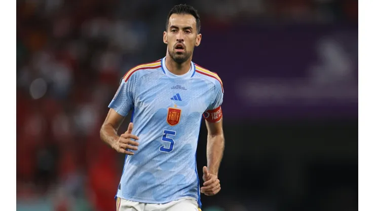 Sergio Busquets of Spain