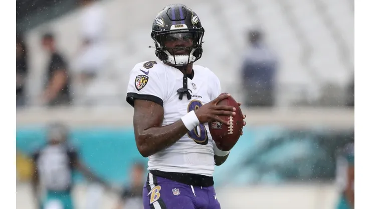 Lamar Jackson of the Baltimore Ravens