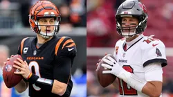 Joe Burrow (left / Cincinnati Bengals), Tom Brady (right / Tampa Bay Buccaneers) - NFL 2022