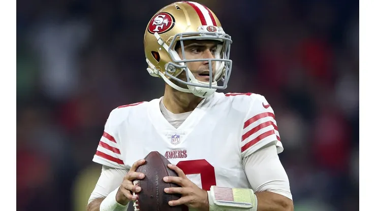Jimmy Garoppolo of the San Francisco 49ers at Azteca Stadium