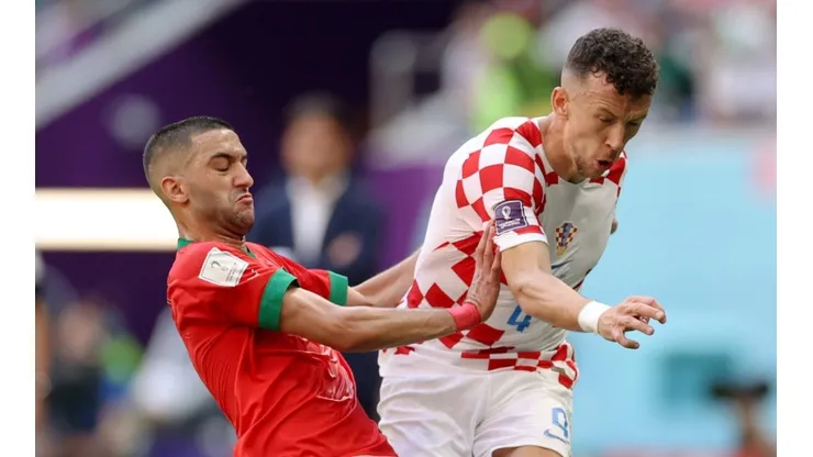 Hakim Ziyech (left), Ivan perisic (right) - Morocco vs Croatia - Qatar 2022