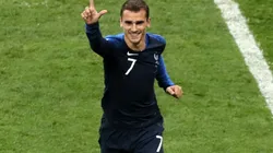 Antoine Griezmann scored for France vs Croatia in Russia 2018