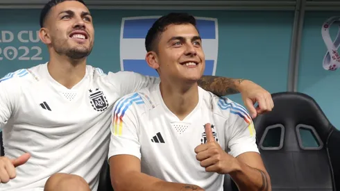 Leandro Paredes (left) and Paulo Dybala.