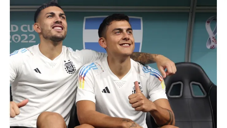 Leandro Paredes (left) and Paulo Dybala.