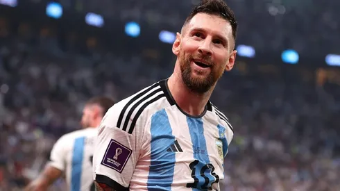 Lionel Messi (Argentina) during the semifinals in Qatar 2022 against Croatia.