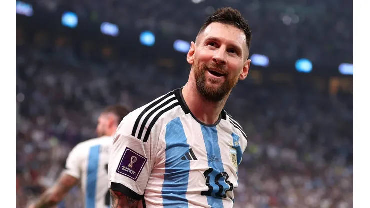Lionel Messi (Argentina) during the semifinals in Qatar 2022 against Croatia.