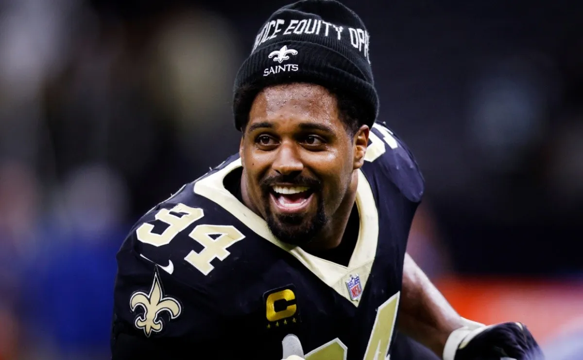 Cam Jordan of the New Orleans Saints
