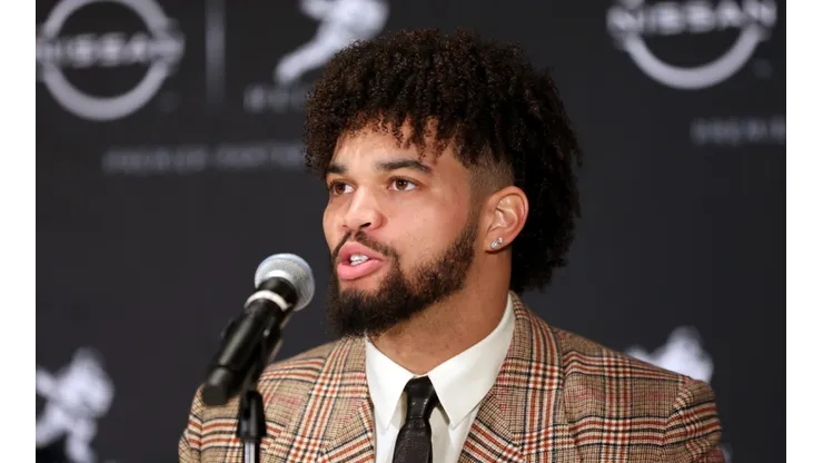 QB Caleb Williams of the USC Trojans won the 2022 Heisman Trophy