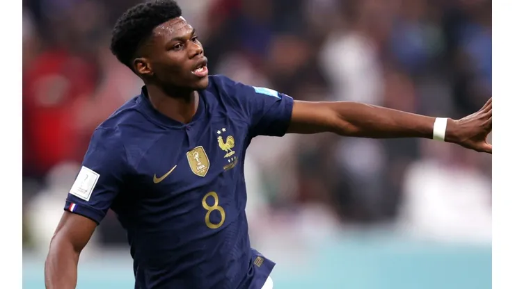 Aurelien Tchouameni scored the first goal in France vs England at Qatar 2022