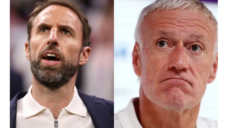 Gareth Southgate (left) and Didier Deschamps (right)