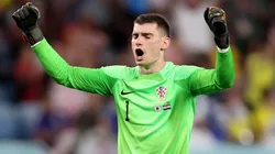 Croatia goalkeeper Dominik Livakovic.
