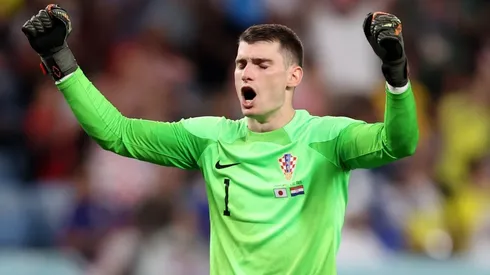 Croatia goalkeeper Dominik Livakovic.