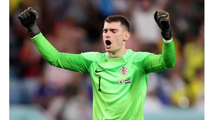 Croatia goalkeeper Dominik Livakovic.