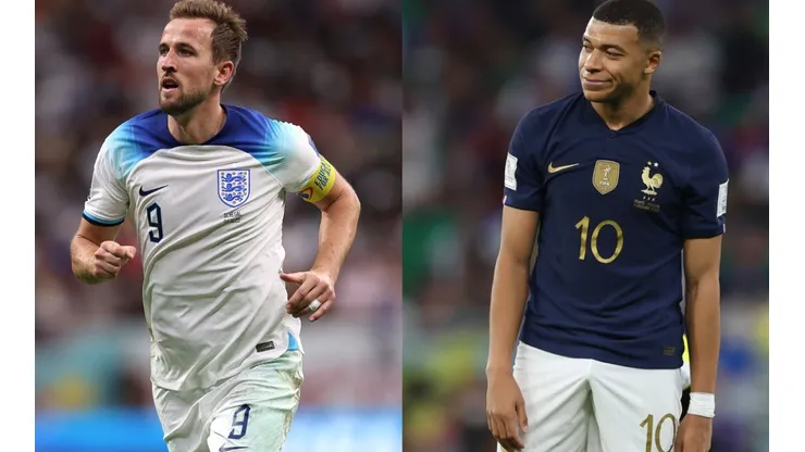 Harry Kane and Kylian Mbappé