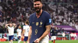 Olivier Giroud celebrates the goal that sent France to the semifinals