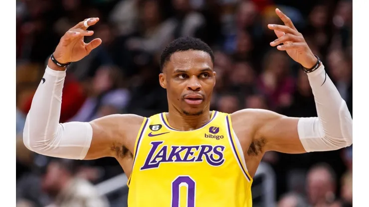 Russell Westbrook of the Los Angeles Lakers