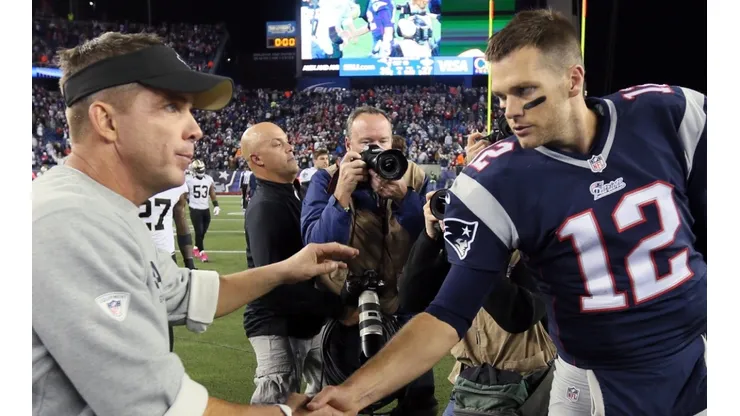 Sean Payton (left), Tom Brady (right) - NFL 2013