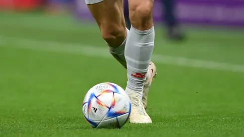 Player with the World Cup ball