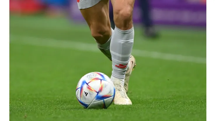 Player with the World Cup ball