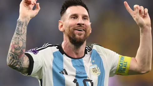Lionel Messi is representing Argentina in his fifth World Cup