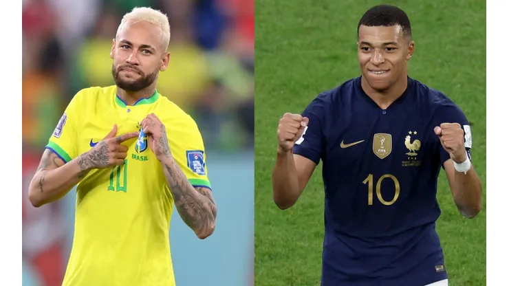 Neymar Jr. (Brazil) and Kylian Mbappe (France) will be in the quarterfinals