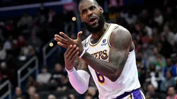 LeBron James of the Los Angeles Lakers