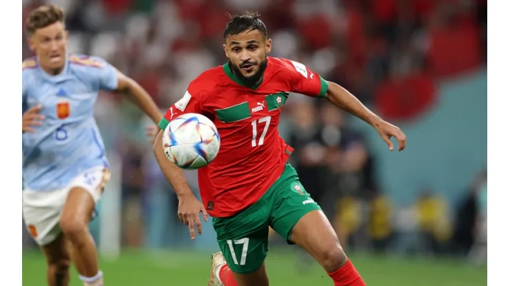Sofiane Boufal of Morocco.
