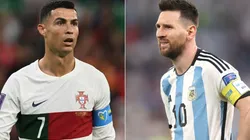 Cristiano Ronaldo (left) and Lionel Messi.
