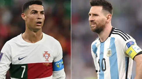 Cristiano Ronaldo (left) and Lionel Messi.