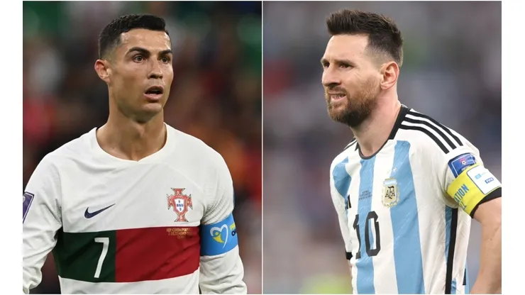 Cristiano Ronaldo (left) and Lionel Messi.