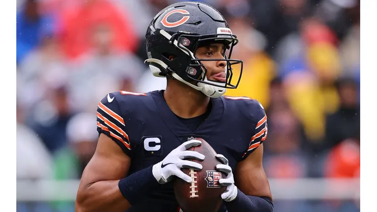 Justin Fields of the eliminated Chicago Bears