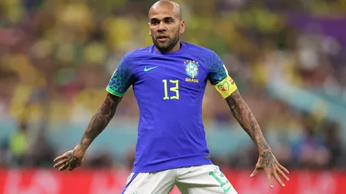 Dani Alves of Brazil during the FIFA World Cup Qatar 2022 Group G match between Cameroon and Brazil