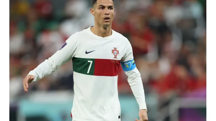 Cristiano Ronaldo at the 2022 World Cup against Korea Republic