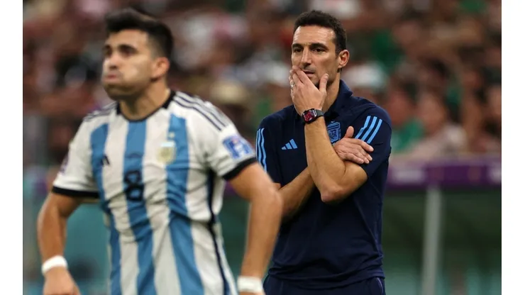 Argentina coach Lionel Scaloni.