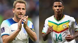 Harry Kane (left) and Ismail Jakobs (right)