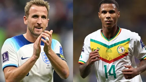 Harry Kane (left) and Ismail Jakobs (right)