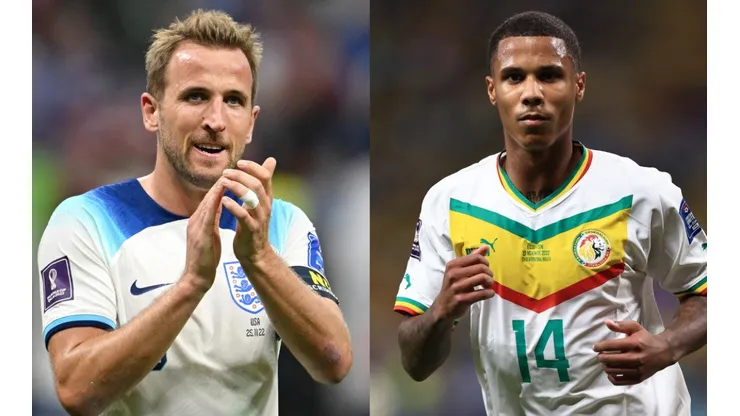 Harry Kane (left) and Ismail Jakobs (right)