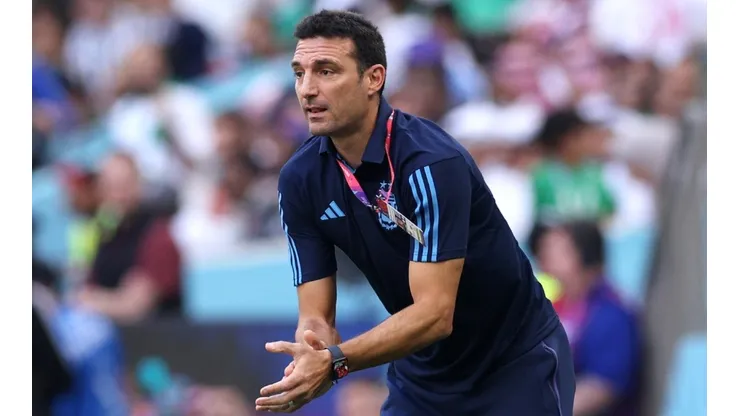 Argentina coach Lionel Scaloni.