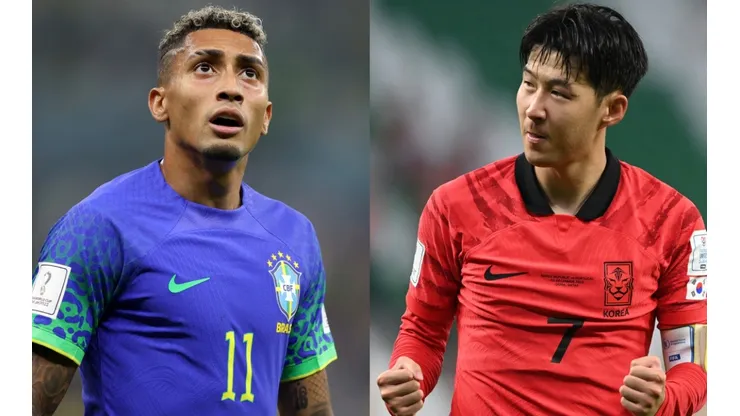 Raphinha (left) and Heung-min Son (right)