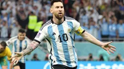 Lionel Messi scored the first goal in Argentina's win