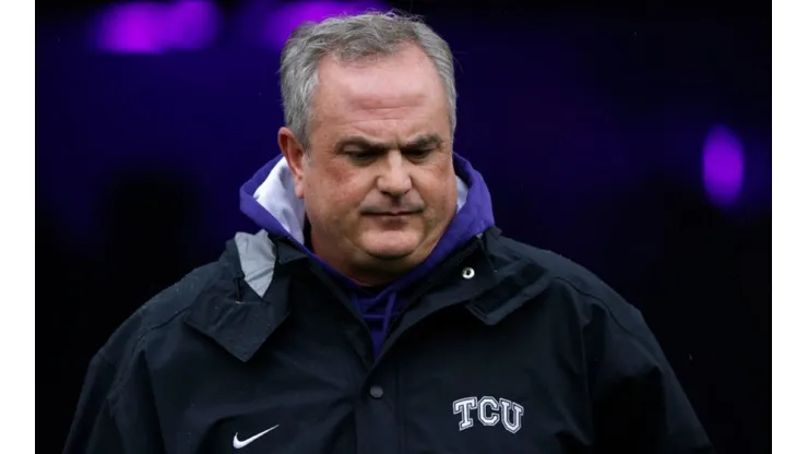 HC Sonny Dykes of the TCU Horned Frogs
