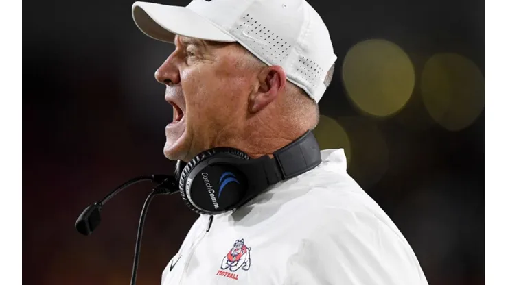 HC Jeff Tedford of Fresno State Bulldogs