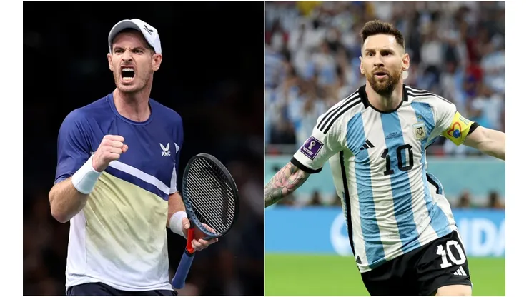 Andy Murray (left) and Lionel Messi